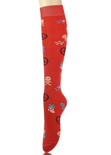 PEACE AND POISON KNEE HIGH SOCKS style 4