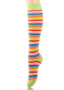 MULTI-STRIPE KNEE HIGH SOCKS style 4