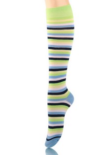 MULTI-STRIPE KNEE HIGH SOCKS style 6