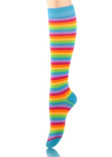 RAINBOW STRIPES KNEE HIGH style 4