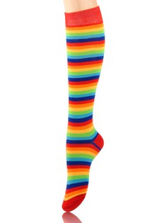 RAINBOW STRIPES KNEE HIGH style 5