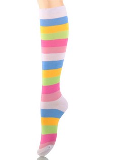 RAINBOW STRIPES KNEE HIGH style 6