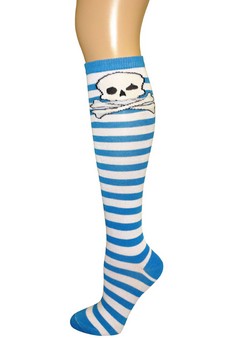 SKULL SOCKS- Knee Highs style 7