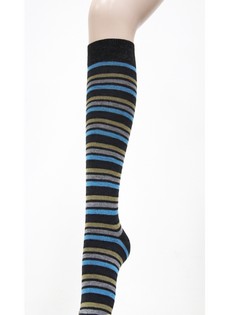 SKINNY STRIPE KNEE HIGH SOCKS style 2