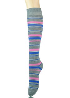PINSTRIPED KNEE HIGH SOCKS style 3