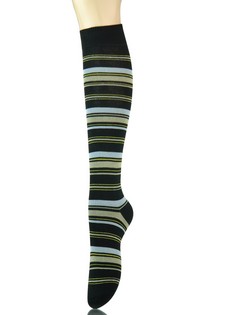 PINSTRIPED KNEE HIGH SOCKS style 4