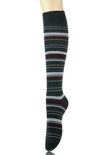 PINSTRIPED KNEE HIGH SOCKS style 6
