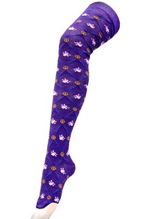 SKULL CHAIN LINK THIGH HIGH SOCKS style 3