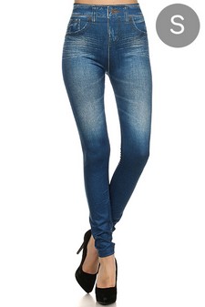 FLEECE JEAN SUBLIMATION W-funtional back pockets - SM SIZE ONLY