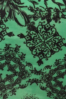 Lady's Bandana Frame Collage Printed Seamless Fashion Leggings style 4
