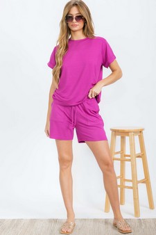 Women's Everyday French Terry Pocket Shorts style 5