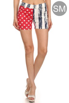 Half Star Half Stripe short (S/M only)