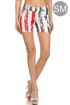 All Stripe American Flag Shorts (S/M only)