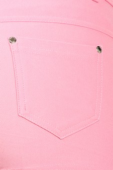 Women's Classic Jean Like Jegging Shorts (S/M only) style 5
