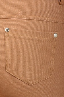 Women's Classic Jean Like Jegging Shorts (S/M only) style 5