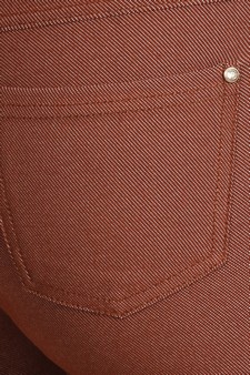 Women's Cotton-Blend 5-Pocket Skinny Capri Jeggings style 5
