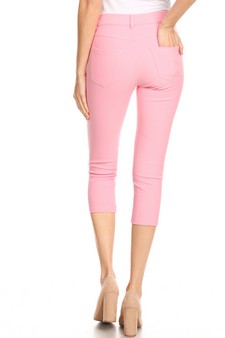 Women's Classic Solid Capri Jeggings (Small only) style 3