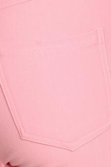 Women's Classic Solid Capri Jeggings (Small only) style 5