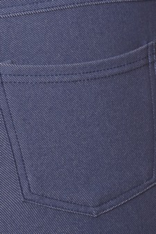 Women's Classic Solid Capri Jeggings style 6