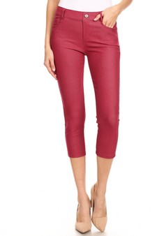 Women's Classic Solid Skinny Jeggings