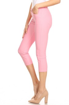 Women's Classic Solid Capri Jeggings style 2