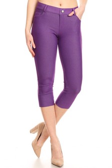 Women's Classic Solid Skinny Jeggings