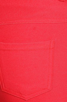 Women's Classic Solid Capri Jeggings style 6