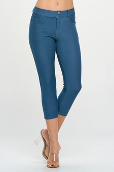 Women's Classic Solid Skinny Jeggings