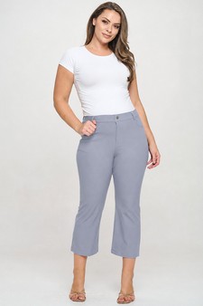 ETA 06/12/26 - Women's Classic Solid Straight Leg Crop Pants