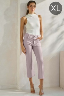 ETA 06/04/25 - Women's Classic Solid Straight Leg Crop Pants