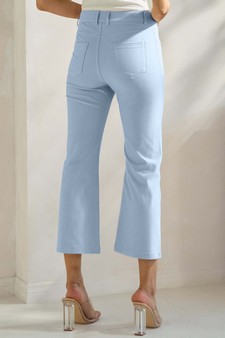 ETA 05/13/25 - Women's Classic Solid Straight Leg Crop Pants style 2