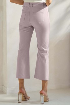 ETA 05/13/25 - Women's Classic Solid Straight Leg Crop Pants style 2
