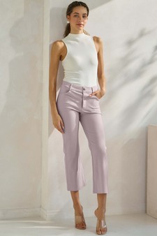 ETA 05/13/25 - Women's Classic Solid Straight Leg Crop Pants style 5