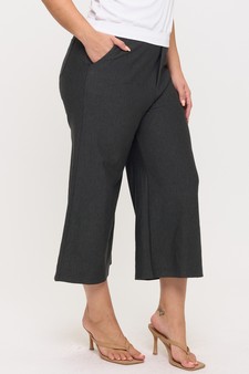 Soft Stretch Ponte Cropped Flared Pants style 3