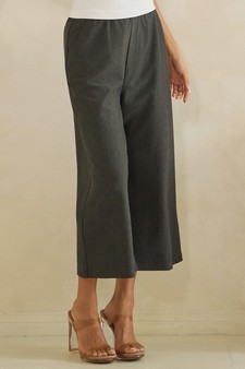 Soft Stretch Ponte Cropped Flared Pants style 3