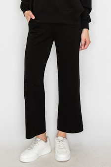 Women's High Rise Cropped Straight Leg Pants