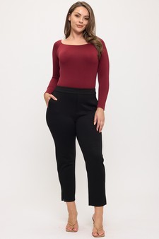 ETA 06/04/26 - UltraComfy Scuba Pull-On Ankle Pants
