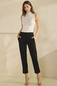 ETA 05/14/26 - Mid-Rise Tapered Cropped Pants