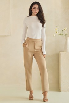 Mid-Rise Tapered Cropped Pants style 5