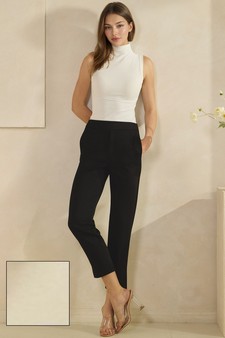 ETA 05/14/26 - Mid-Rise Tapered Cropped Pants