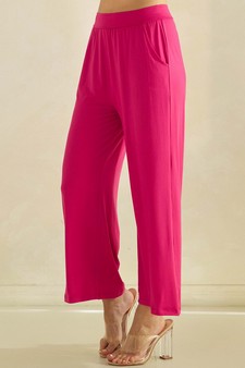 Women's Effortlessly Relaxed Fit UltraSoft Cropped Pants style 4