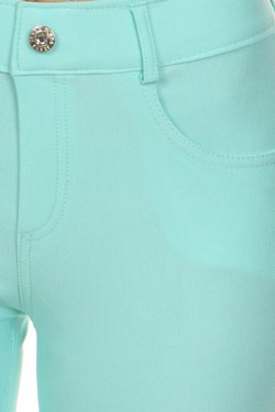 Women's Cotton-Blend 5-Pocket Skinny Capri Jeggings style 4