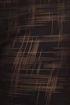 Scratchy Plaid Cross Hatch Leggings (Gold) style 4