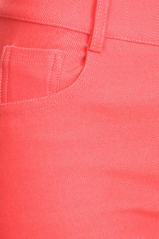 Women's 5 Pocket Classic Bermuda Shorts (Medium only) style 4