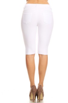 Women's 5 Pocket Classic Bermuda Shorts (3 colors; Small only) style 7