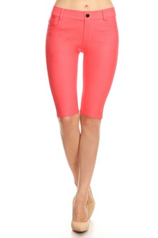 Women's 5 Pocket Classic Bermuda Shorts (3 colors; Small only) style 8