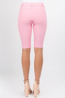 Women's 5 Pocket Classic Bermuda Shorts (3 colors; Small only) style 4