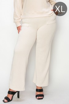 Wide-Leg Corduroy Pants