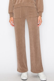 Wide-Leg Corduroy Pants