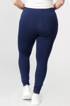 Women's Basic Pima Cotton High Rise Leggings style 3